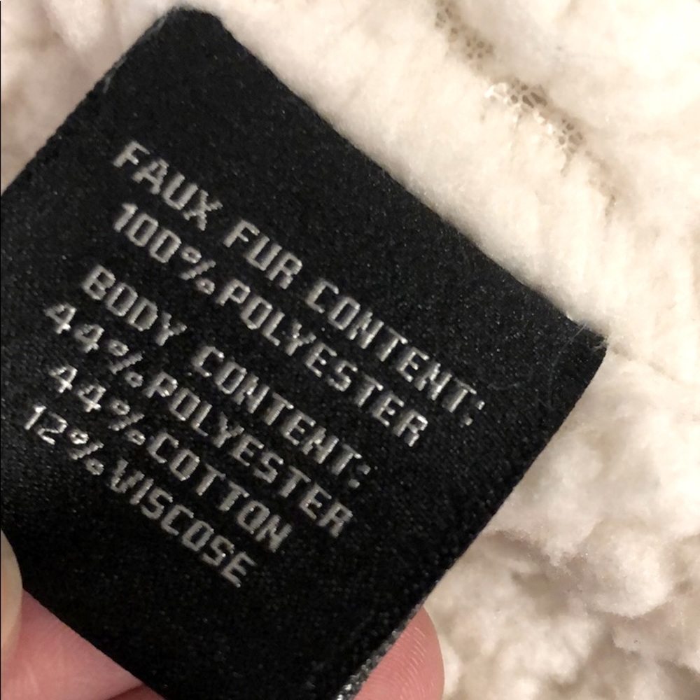 Dolce Cabo faux shearling wrap jacket medium - Picture 4 of 6